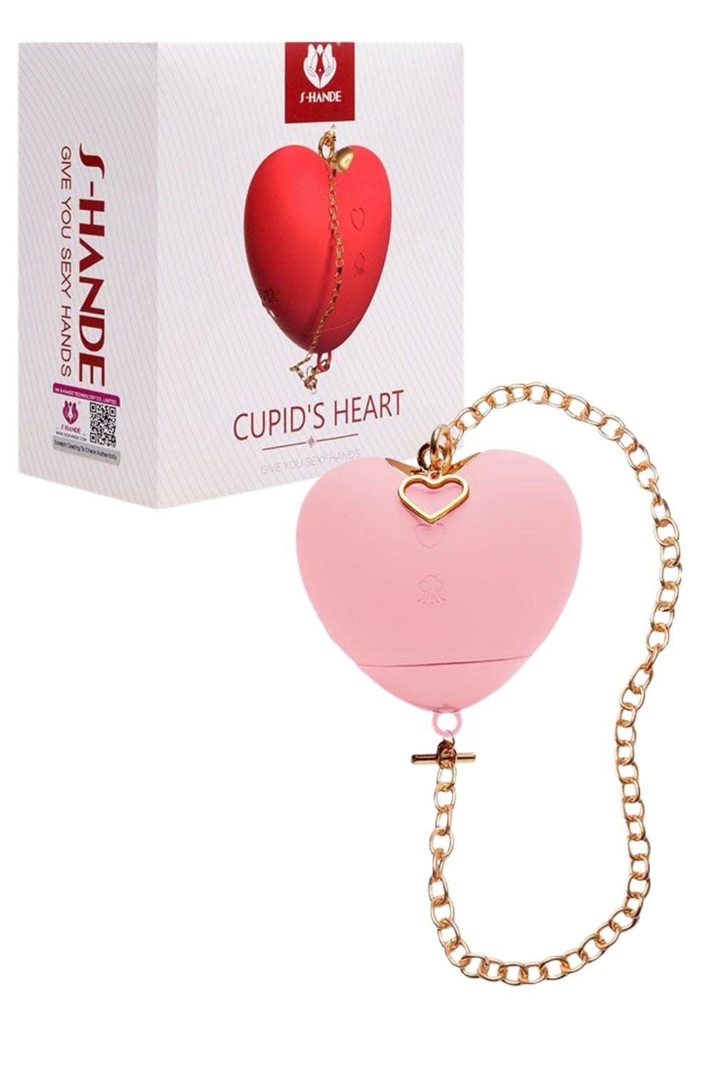 Vibrador de Clitóris com Sucção em Formato de Coração Cupid Heart - S-Hande - Imagem 2