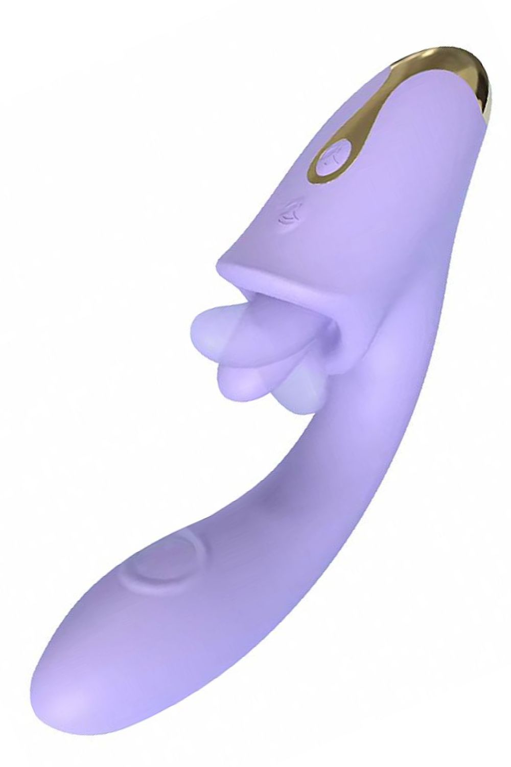 Vibrador de Ponto G e clitóris com Língua e Dedilhar Tapping Viola - S-Hande - Imagem 5
