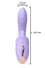 Vibrador de Ponto G e clitóris com Língua e Dedilhar Tapping Viola - S-Hande - Imagem 8