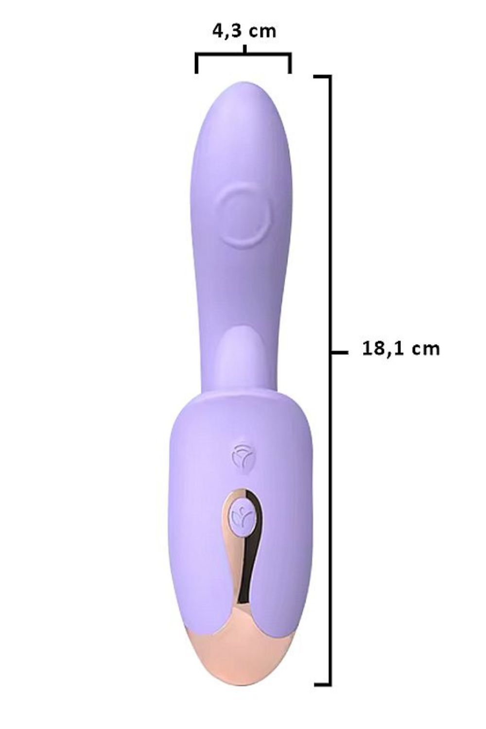 Vibrador de Ponto G e clitóris com Língua e Dedilhar Tapping Viola - S-Hande - Imagem 8