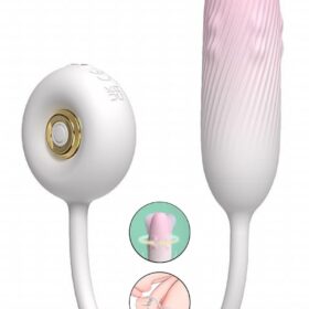 Vibrador Bullet Rotativo Tangle Toy 9 modos de vibração