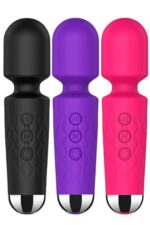 Vibrador Varinha Mágica Recarregável Stacy Mini com 20 modos de vibração