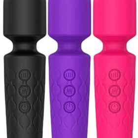 Vibrador Varinha Mágica Recarregável Stacy Mini com 20 modos de vibração