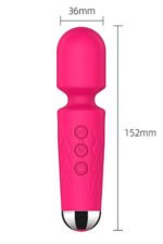 Vibrador Varinha Mágica Recarregável Stacy Mini com 20 modos de vibração - Imagem 7