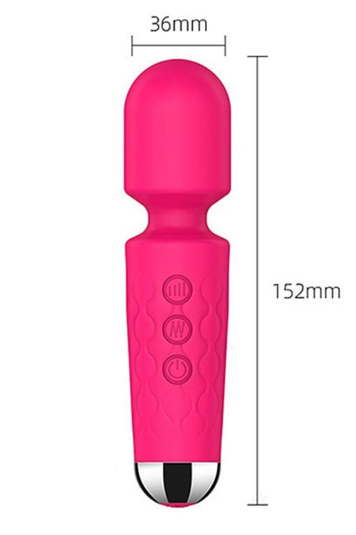 Vibrador Varinha Mágica Recarregável Stacy Mini com 20 modos de vibração - Imagem 7