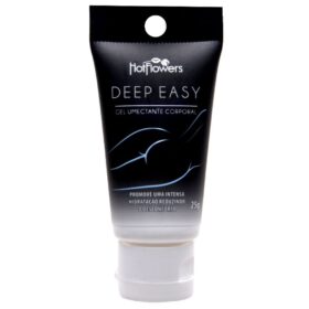 Deep Easy Lubrificante Anestésico anal Bisnaga Preta 25G Hot Flowers