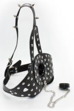 Focinheira Couro Sintético Ajustável Spike - Imagem 3