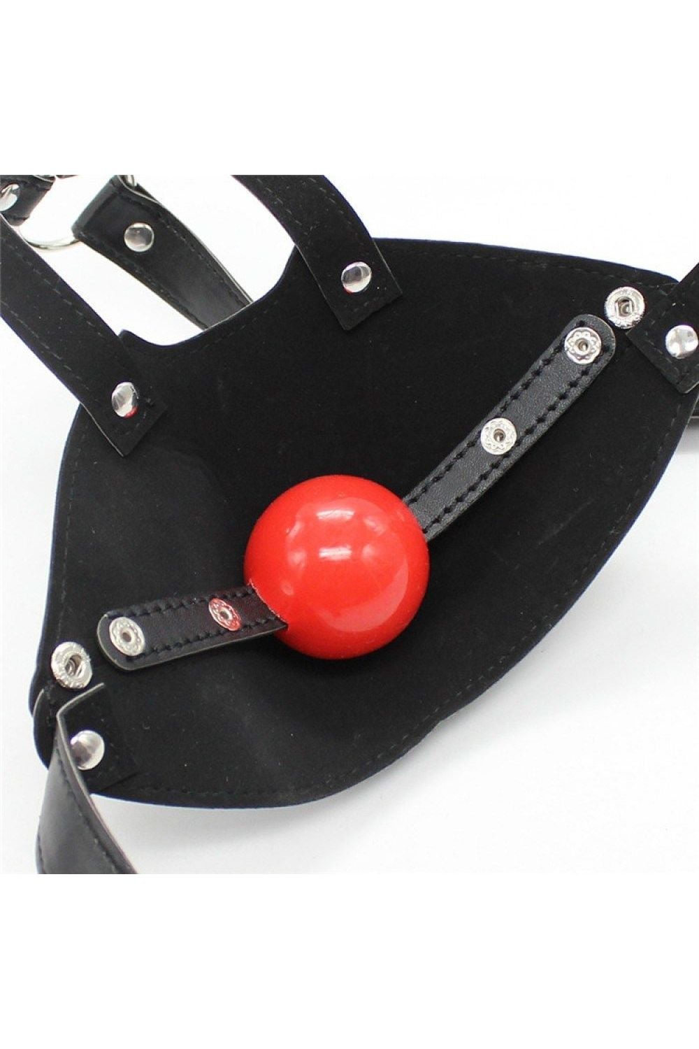 Focinheira Couro Sintético Com Fivelas Ajustáveis - Imagem 5