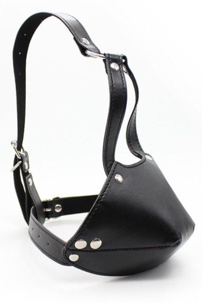 Focinheira Couro Sintético Com Fivelas Ajustáveis - Imagem 2