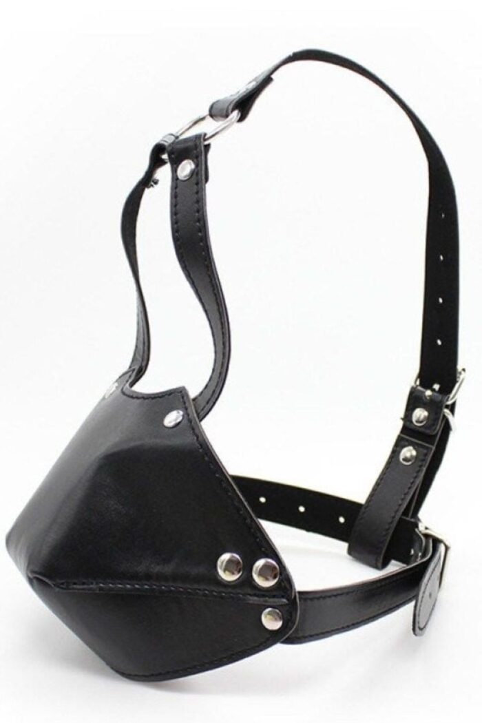Focinheira Couro Sintético Com Fivelas Ajustáveis - Imagem 3