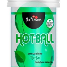 Bolinha Hot Ball Beija Muito Dupla Menta - Com Óleo de Girassol