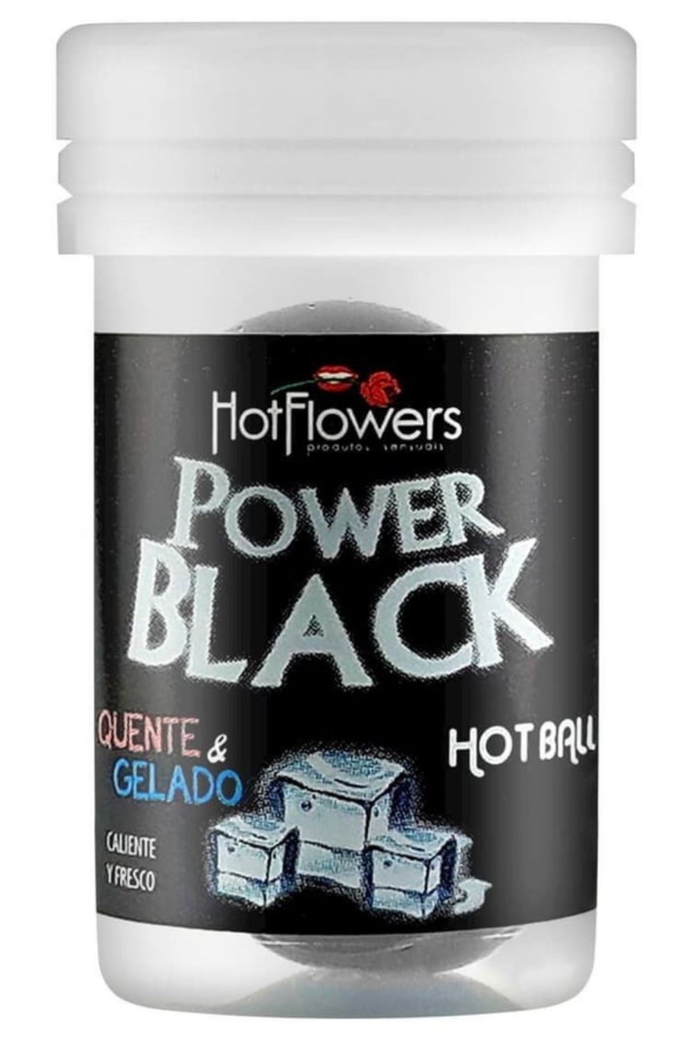 Bolinha Hot Ball Power Black - Quente e Gelado