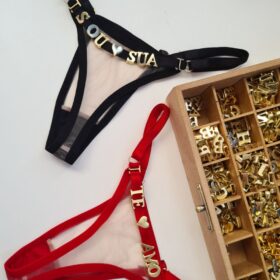 Calcinha fio personalizável ilusion