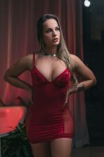 Camisola sexy deluxe sem bojo com detalhe em fita no bumbum - Imagem 3