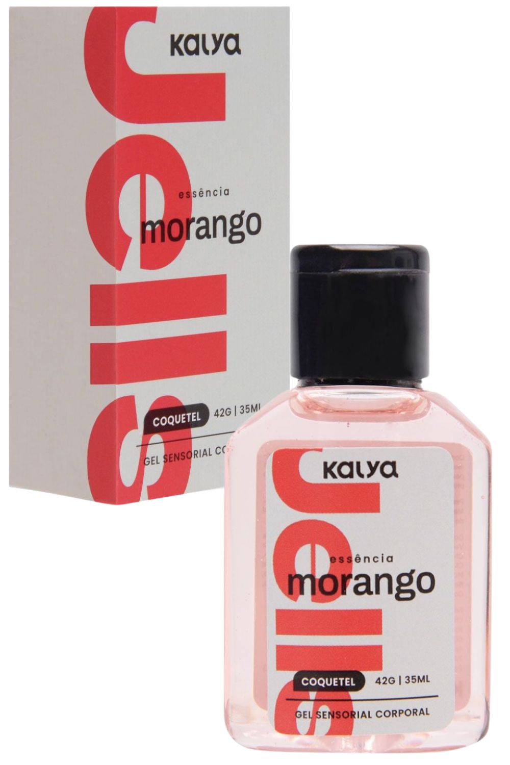 Jells Coquetel Gel Comestível Hot morango 30Ml Kalya