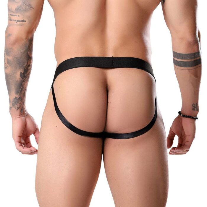 Cueca Jockstrap Varinha mágica Fetiche Preta Tallyta - Imagem 2