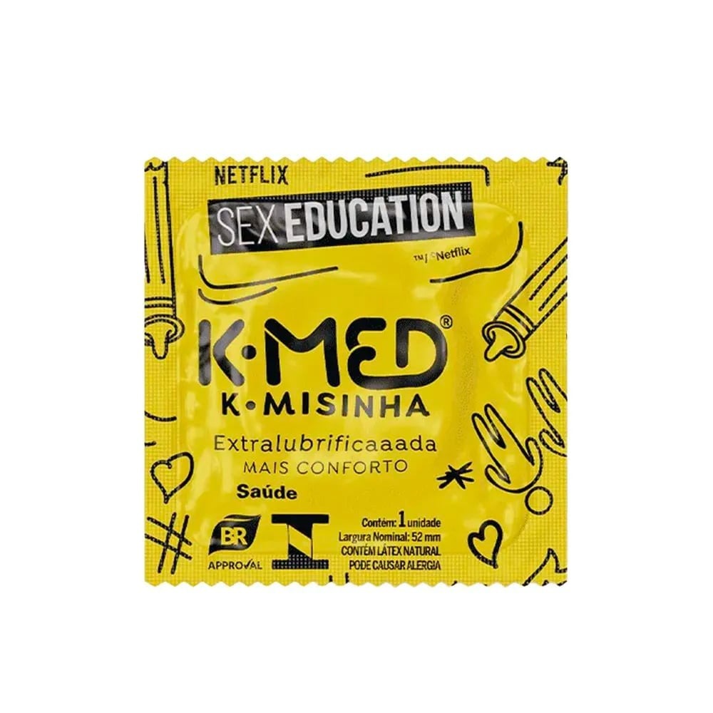 Preservativos K-Misinha Tradicional Sex Education com 8 Unidades - Imagem 2