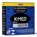 Preservativos K-Misinha Tradicional Sex Education com 3 Unidades