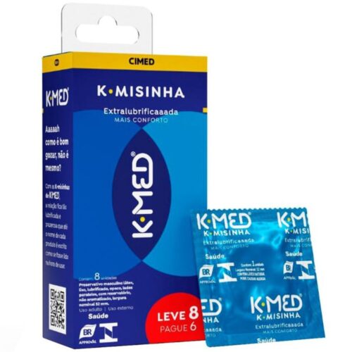 Preservativos K-Misinha Preservativo Tradicional Leve 8 Pague 6 K-Med