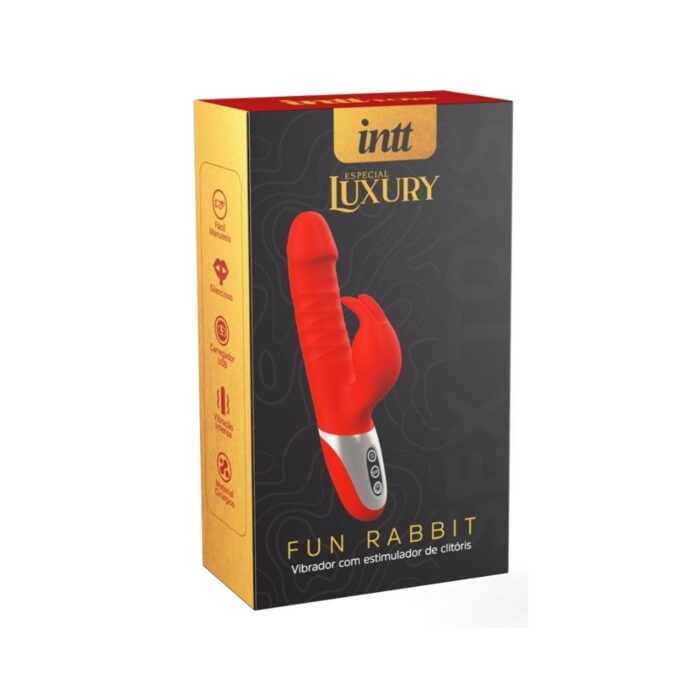 Vibrador Com Estimulador Fun Rabbit Luxury -  Intt - Imagem 10