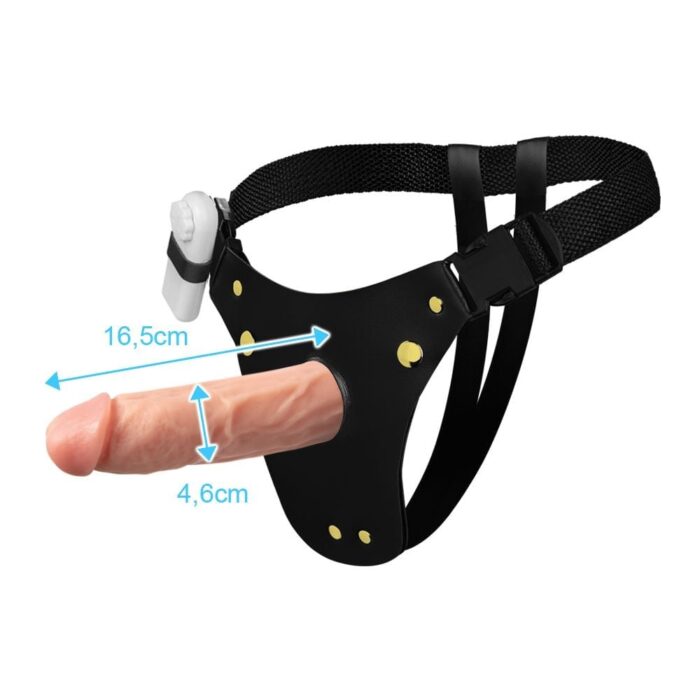 Cinta Strap-On Com Pênis Vibrador 16x4 cm Soulsex - Imagem 2