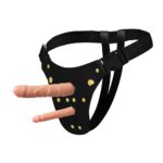 Cinta Strap-On Ativa Dp Com Duas Próteses de 18x3,8cm e 13x2,3cm - Imagem 2