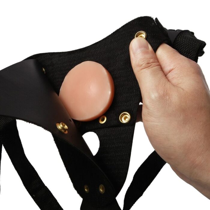 Cinta Strap-On Ativa Dp Com Duas Próteses de 18x3,8cm e 13x2,3cm - Imagem 10