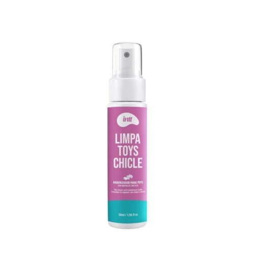 Intt limpa toys Chicle - Spray higienizante de sextoys com aroma de chiclete, ação bactericida e fungicida 58 ml