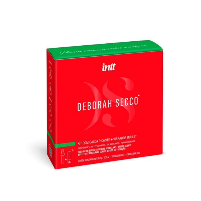 Kit Deborah Secco Bullet Vibrador Clitoris Feminino e Gel Beijavel Picante Aquece Intt - Imagem 5