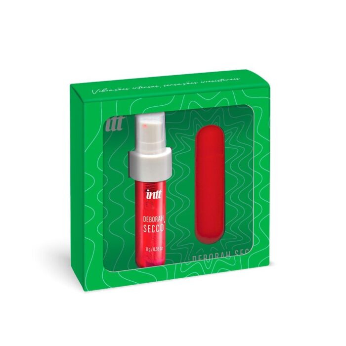Kit Deborah Secco Bullet Vibrador Clitoris Feminino e Gel Beijavel Picante Aquece Intt - Imagem 4