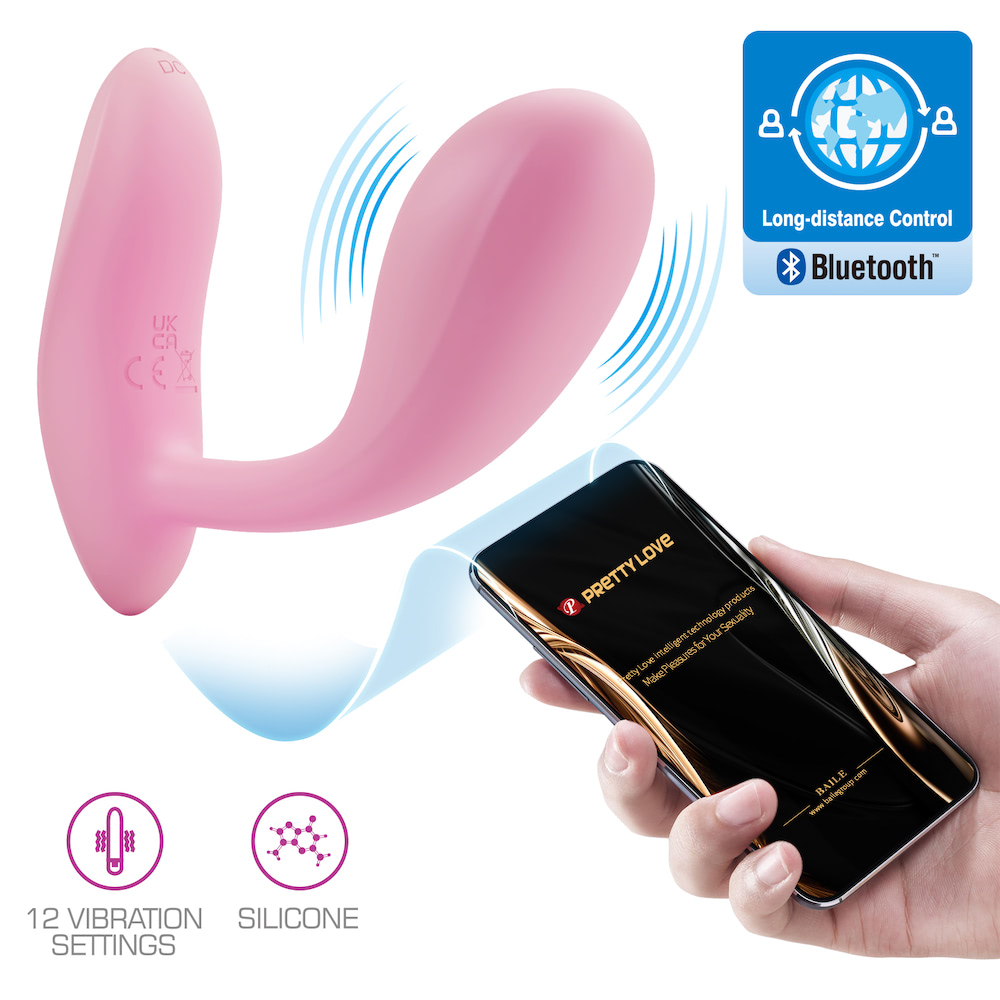 Baird Pretty love - Vibrador de Ponto G á Longa Distância com App 12 modos de vibração - Imagem 2