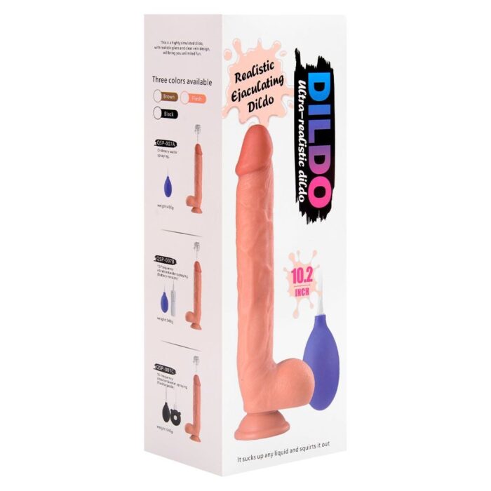 Pênis Realístico Ejaculador 26 X 4,5Cm - Imagem 8
