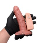 Capa Peniana Extensora 18 X 4,5Cm Cinto E Vibrador Hot Flowers - Imagem 6