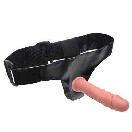 Cinto Em Couro Com Pênis Hp306 20,5 X 4Cm Hot Flowers