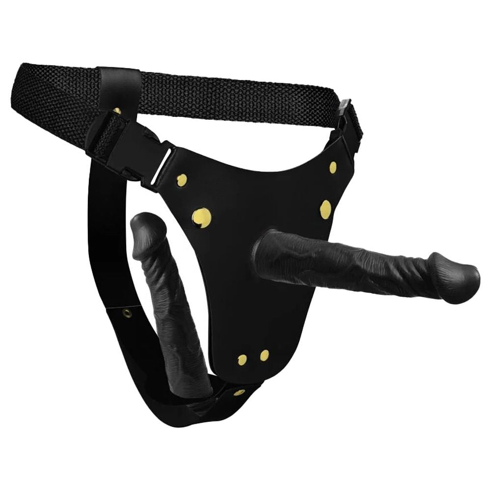 Cinta Peniana Dupla Pênis Realísticos 19 X 4Cm Soulsex - Imagem 6