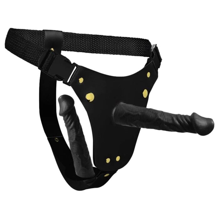 Cinta Peniana Dupla Pênis Realísticos 19 X 4Cm Soulsex - Imagem 5