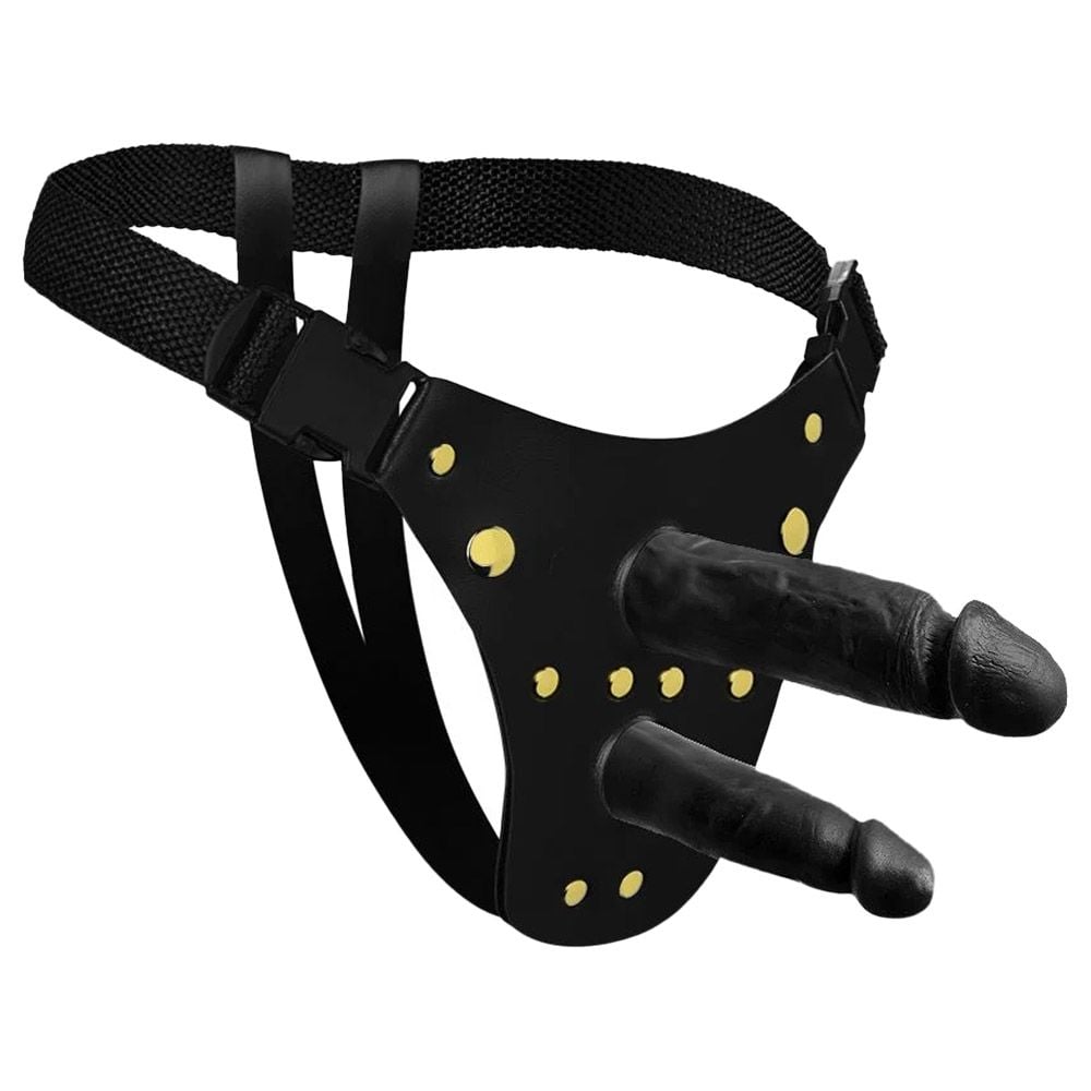 Cinta Ativa Dupla Pênis 15 X 4Cm E 12,5 X 3,5Cm Soulsex - Imagem 4