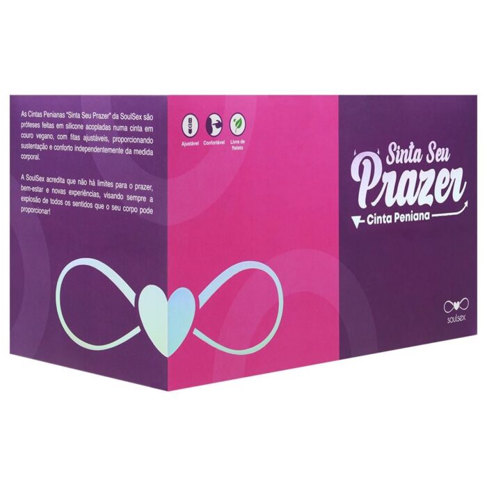 Cinta Ativa Dupla Pênis 15 X 4Cm E 12,5 X 3,5Cm Soulsex - Imagem 10