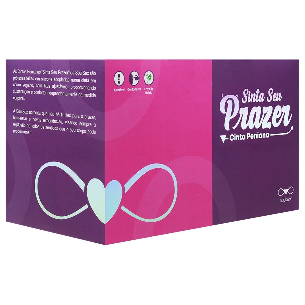 Cinta Ativa Dupla Pênis 15 X 4Cm E 12,5 X 3,5Cm Soulsex - Imagem 9