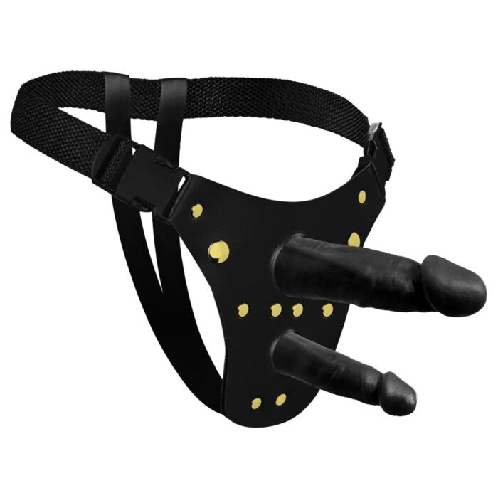 Cinta Ativa Dupla Pênis 15,5 X 4,5Cm E 12,5 X 3,5Cm Soulsex - Imagem 6