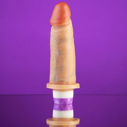 Pênis Real Dick Ultra Realístico Com Vibro 15,3 X 4,5 cm