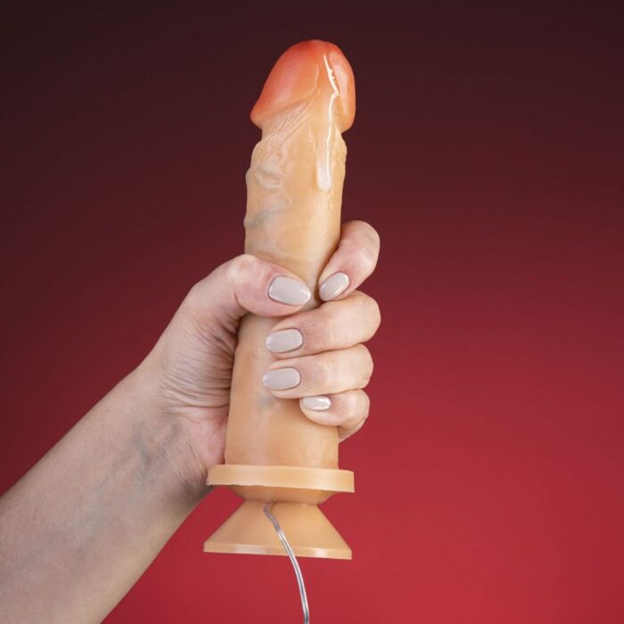 Pênis Real Dick Ultra Realístico Com Vibro e Ventosa 17 X 4,2 cm - Imagem 4