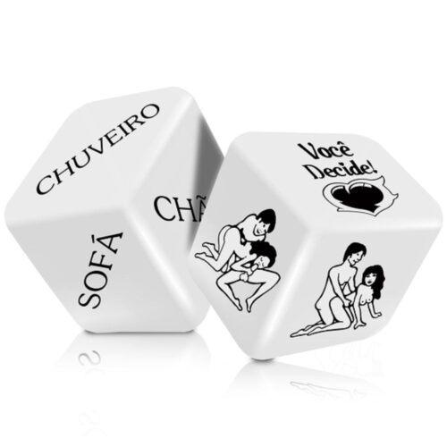 Dado Jogo erótico do Prazer Hot com 2 Unidades