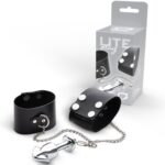 Lite Plug Prata Pênis com Correntes e Algema