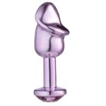 Lite Plug anal Rosa Pênis com Pedra Rosa - Imagem 2