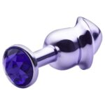 Lite Plug anal Roxo Pênis com Pedra Roxa - Imagem 3