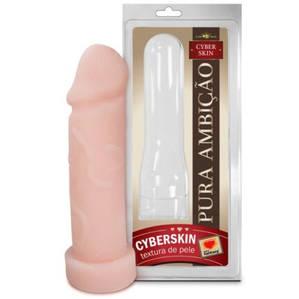 Capa Peniana Em CyberSkin Com Glande Saliente 18cm - Sexy Fantasy