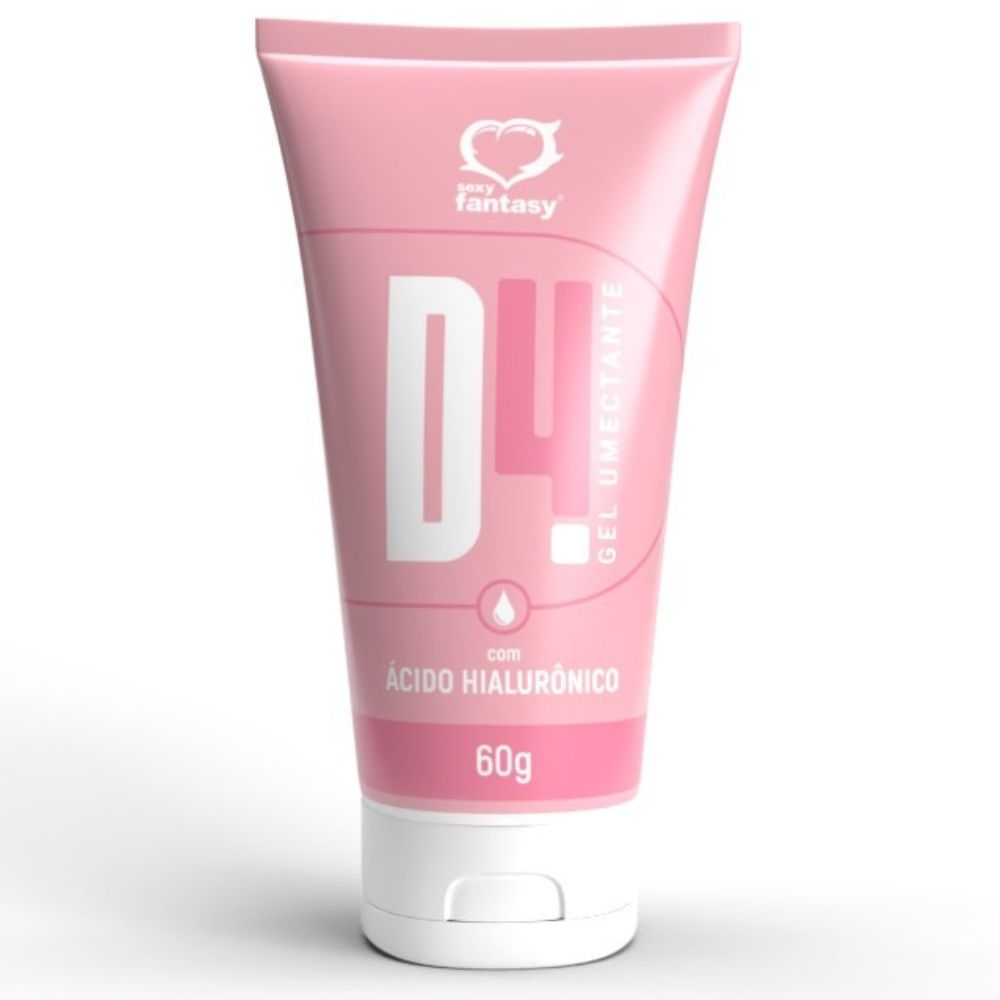 D4 Gel Umectante Lubrificante Ácido Hialurônico 60g Sexy Fantasy