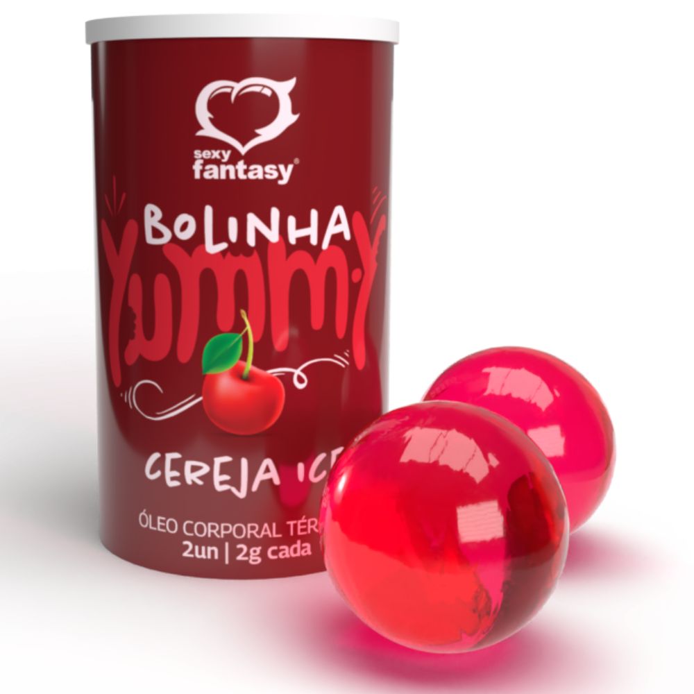 Bolinha Cápsula Yummy Cereja Ice