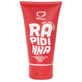 Lubrificante Íntimo Beijável Rapidinha Morango Hot 30g Sexy Fantasy